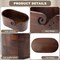 9pcs Knitting Hooks, Knitting Yarn Holder, Wood Storage Crochet Bowl (Black Walnut)